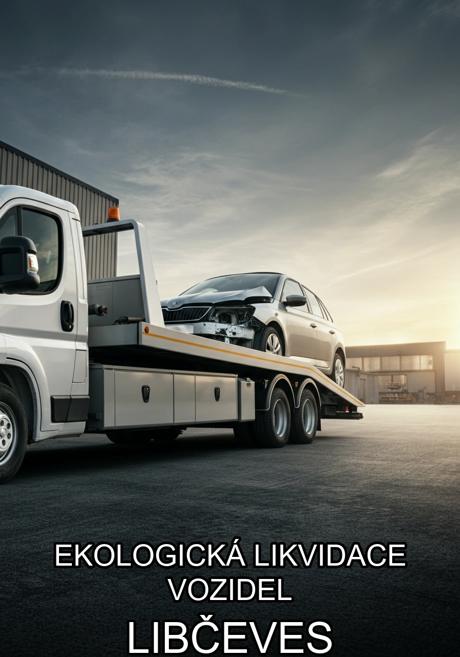 Ekologická likvidace vozidel Libčeves – bezplatný odtah a certifikovaná likvidace
