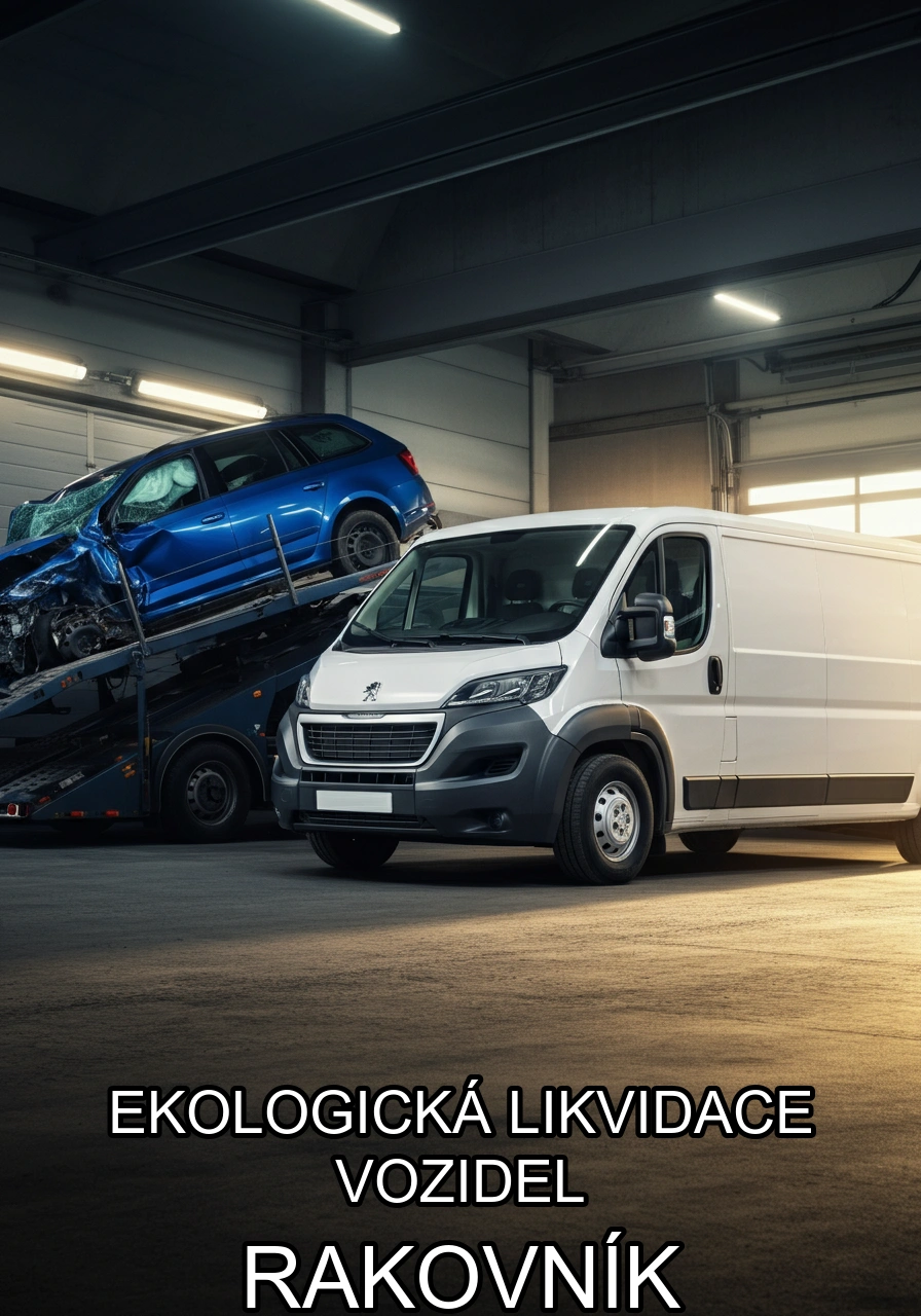 Ekologická likvidace vozidel Rakovník – bezplatný odtah a certifikovaná likvidace